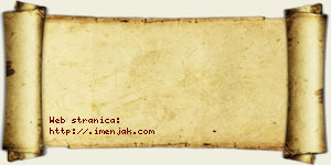 Hana Vujačić vizit kartica